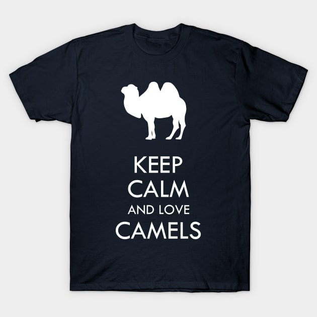 Keep calm and love camels T-Shirt by GeoCreate